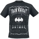 Dark Knight Gotham City, Batman, T-Shirt Manches courtes