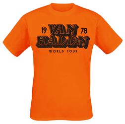 Tour 1978, Van Halen, T-Shirt Manches courtes
