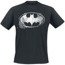 Logo Monochrome Délavé, Batman, T-Shirt Manches courtes