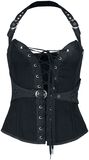 Corset with Harness, Gothicana by EMP, Corset