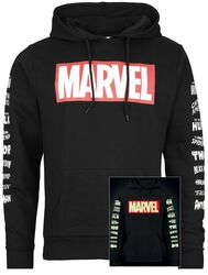 Logo - Brille dans le Noir, Marvel, Sweat-shirt à capuche
