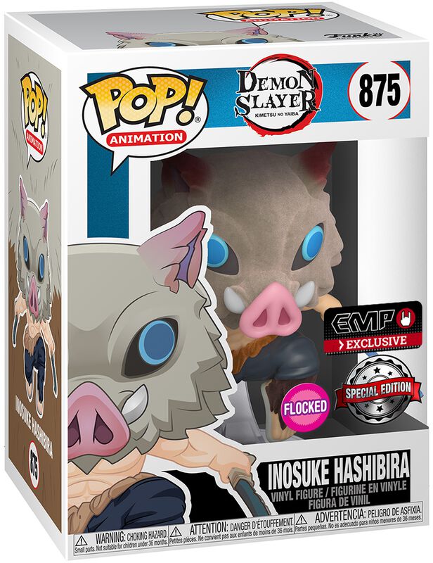 Inosuke (Édition Chase Possible) (Flocked) - Funko Pop! n°875