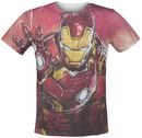 Painting, Iron Man, T-Shirt Manches courtes