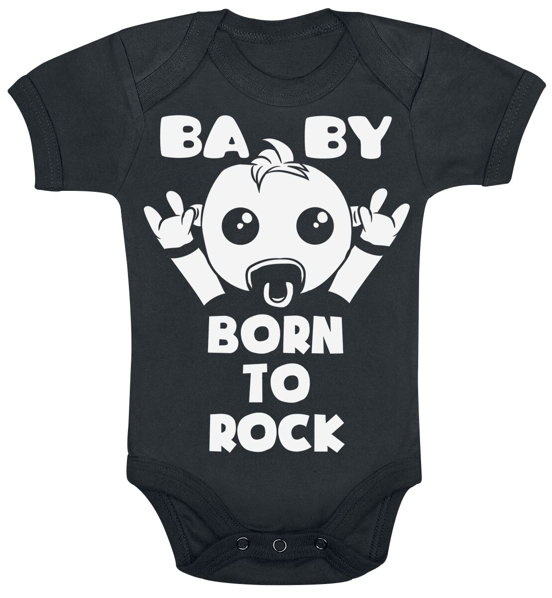 T-shirt à manches courtes Born to be a Rock & Roll Star pour bébé