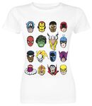 Faces, Marvel, T-Shirt Manches courtes