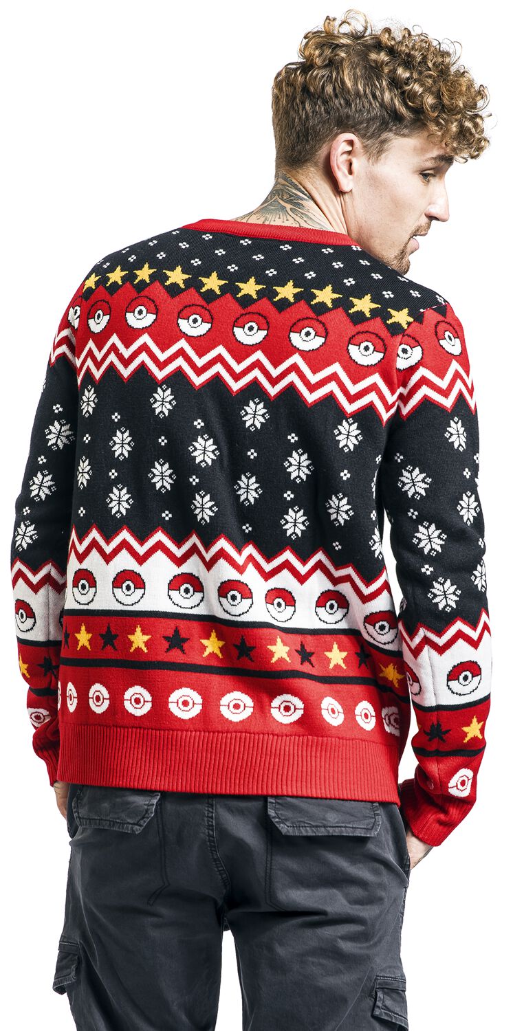 Pull De Noël Homme Avec Motif Pingouin Bleu Fonce