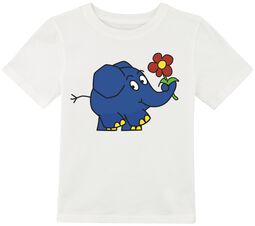 Enfants - T-shirt Éléphant avec Fleur, Die Sendung mit der Maus, T-shirt