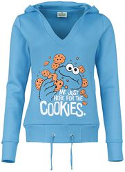 Just here for the cookies, Sesame Street, Sweat-shirt à capuche
