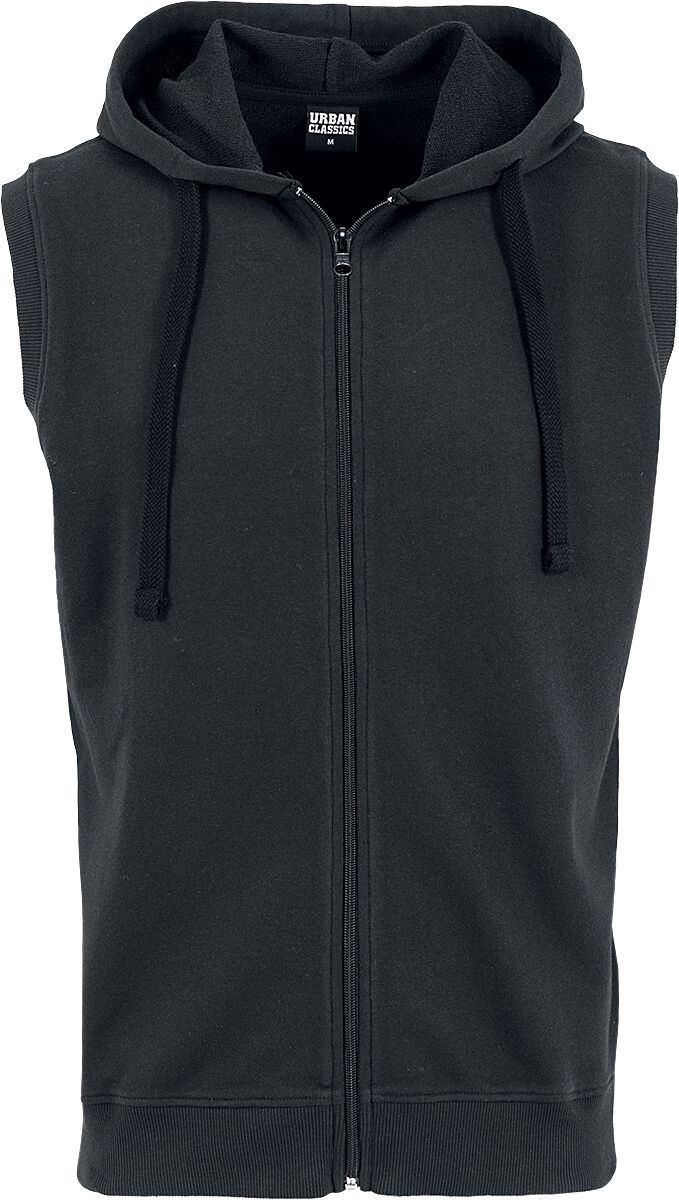 Sleeveless Terry Zip Hoodie Urban Classics Sweat-shirt zippé à