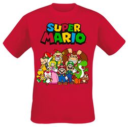 Photo De Groupe, Super Mario, T-Shirt Manches courtes