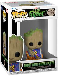 I am Groot - Groot avec Cheese Puffs - Funko Pop! n°1196, Les Gardiens De La Galaxie, Funko Pop!