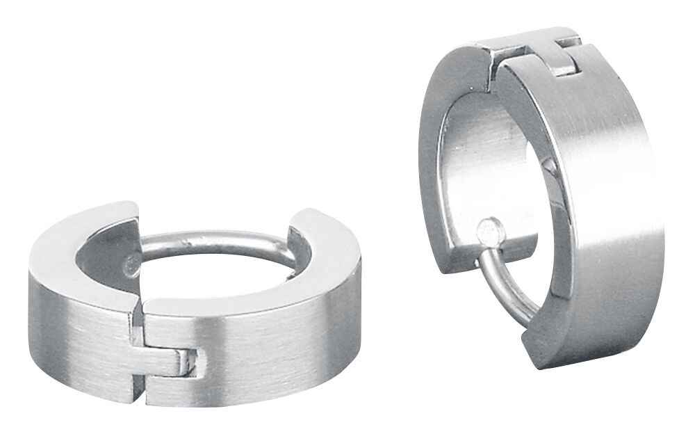 Boucles D'oreilles Pour Homme, Créoles En Argent Boucles D'oreilles Homme En Or Blanc Et Diamants - Créoles En Argent Sterling 925 Avec Zircone Cubique Pour Homme - Cadeaux Bijoux Pour Homme