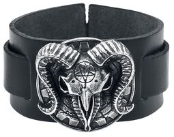Gears Of Aiwass, Alchemy Gothic, Bracelet en cuir