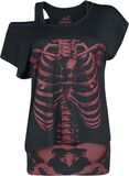 T-Shirt Skeleton, Full Volume by EMP, T-Shirt Manches courtes