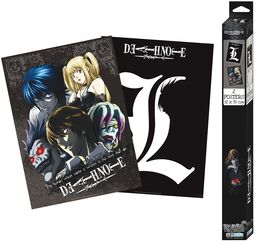L & Groupe - Lot De 2 Posters Chibi, Death Note, Poster