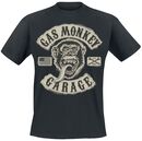 Écusson GMG, Gas Monkey Garage, T-Shirt Manches courtes