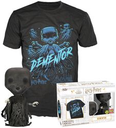 Dementor POP! & Tee (glow in the dark) vinyl figurine, Harry Potter, Funko Pop!
