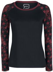 Raglan Road - Manches Longues, RED by EMP, T-shirt manches longues