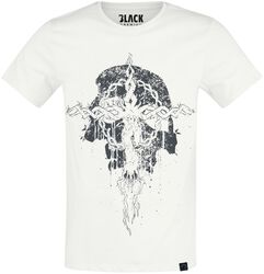 T-shirt crâne & croix, Black Premium by EMP, T-Shirt Manches courtes