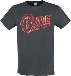 Amplified Collection - Neon Sign, David Bowie, T-Shirt Manches courtes