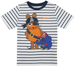 Enfant - Souris - Éléphant - Pirate, Die Sendung mit der Maus, T-Shirt Manches courtes