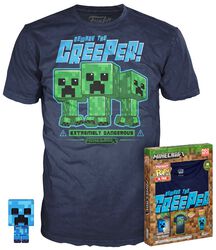 Charged Creeper - Pocket Pop! & T-Shirt