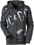 Prowler, AC/DC, Sweat-shirt zippé à capuche