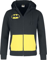 Batman - Logo, Batman, Sweat-shirt zippé à capuche