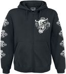 Viking, Black Premium by EMP, Sweat-shirt zippé à capuche