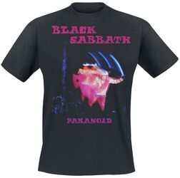 Paranoid Tracklist, Black Sabbath, T-Shirt Manches courtes
