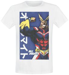 All Might poster, My Hero Academia, T-Shirt Manches courtes