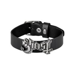 Logo, Ghost, Bracelet en cuir