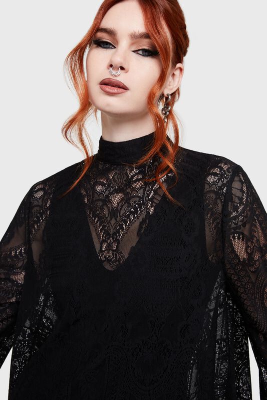 Mourning Robe Waltz of the Wicked - Waltz in Mourning - Robe Courte | Killstar Robe ...