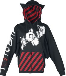 Bat attack hoodie, Cupcake Cult, Sweat-shirt zippé à capuche