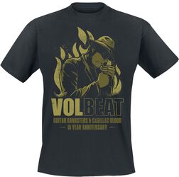 Guitar Gangsters & Cadillac Blood 15th Anniversary, Volbeat, T-Shirt Manches courtes