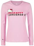 Hello Kitty - T-shirt Ajusté À Manches Longues, Converse, T-shirt manches longues