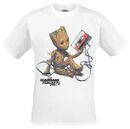 Les Gardiens de la Galaxie 2 - Groot & Tape, Les Gardiens De La Galaxie, T-Shirt Manches courtes