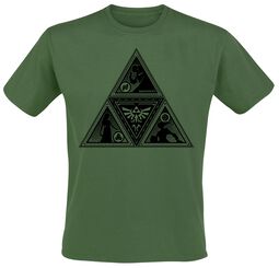 Triforce, The Legend Of Zelda, T-Shirt Manches courtes