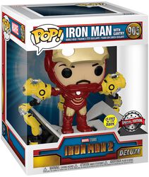 Iron Man Avec Gantry (GITD) - Funko Pop! n°905