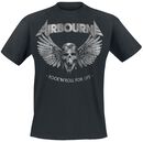 Rock 'N Roll For Life, Airbourne, T-Shirt Manches courtes
