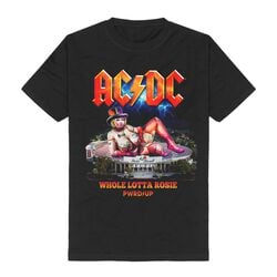 T-shirt du groupe AC/DC, manches courtes, noir T-shirt du groupe AC/DC, manches courtes, noir