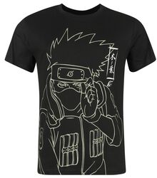 Shippuden - Kakashi line art, Naruto, T-Shirt Manches courtes