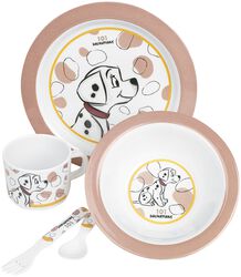 Baby tableware set, Les 101 Dalmatiens, Ensemble petit déjeuner