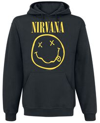 Smiley, Nirvana, Sweat-shirt à capuche