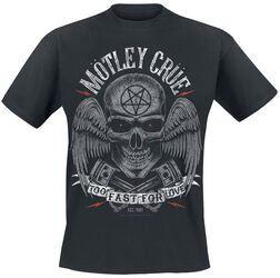 Too Fast For Love Skully, Mötley Crüe, T-Shirt Manches courtes