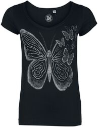 Butterfly Lines, Outer Vision, T-Shirt Manches courtes