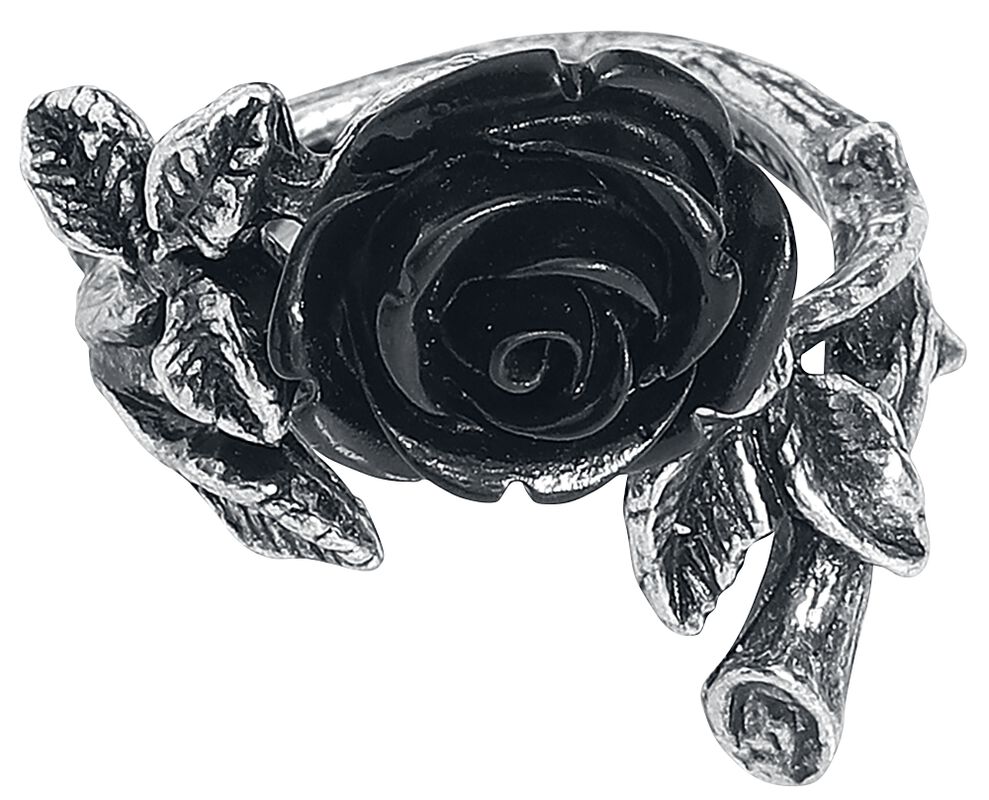 Bague Wild Black Rose