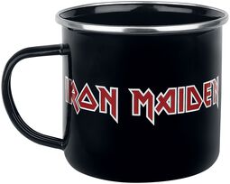 Logo - Mug en Émail, Iron Maiden, Mug