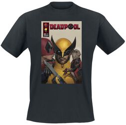 3 - Deadpool Kisses to Wolverine, Deadpool, T-Shirt Manches courtes