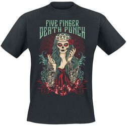 Lady Muerta, Five Finger Death Punch, T-Shirt Manches courtes